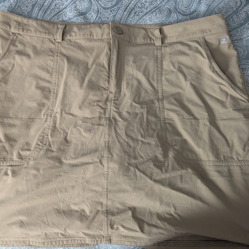 Women's Tan Skort